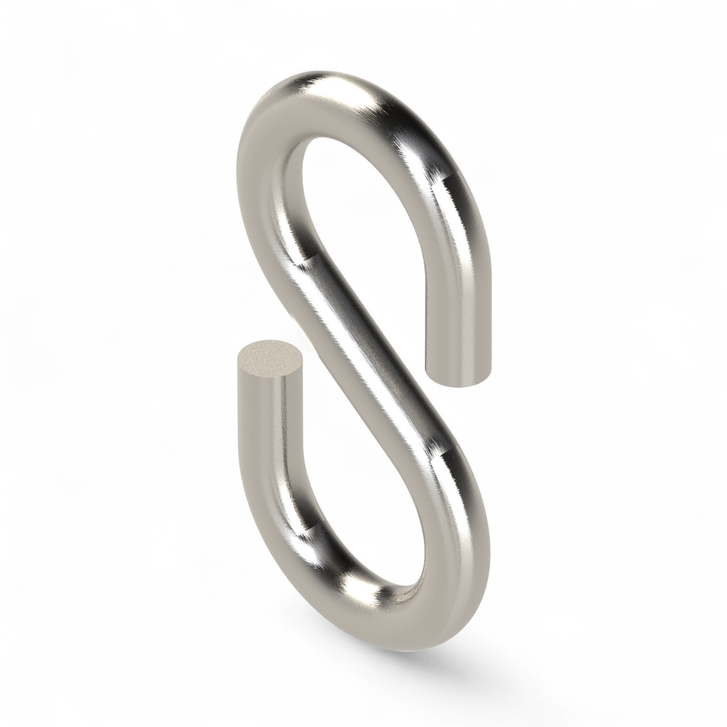 S-hook, galvanized 45/45 mm - PU = 100 pcs