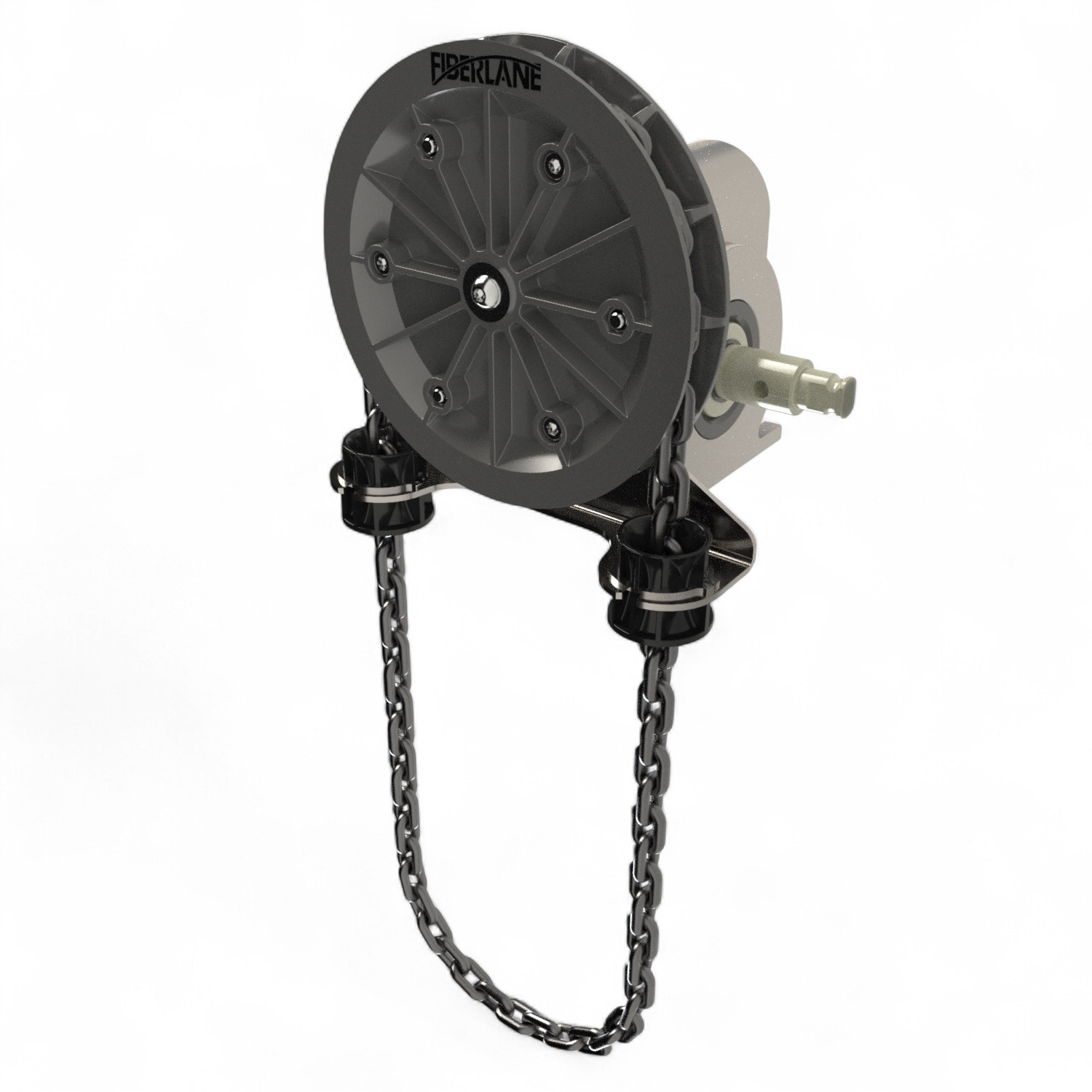 Reductor sinfín KAV - Relación 1:40 - Cadena: 4 m (longitud útil) Reductor sinfín KAV - Relación 1:40 - Cadena: 4 m (longitud útil)