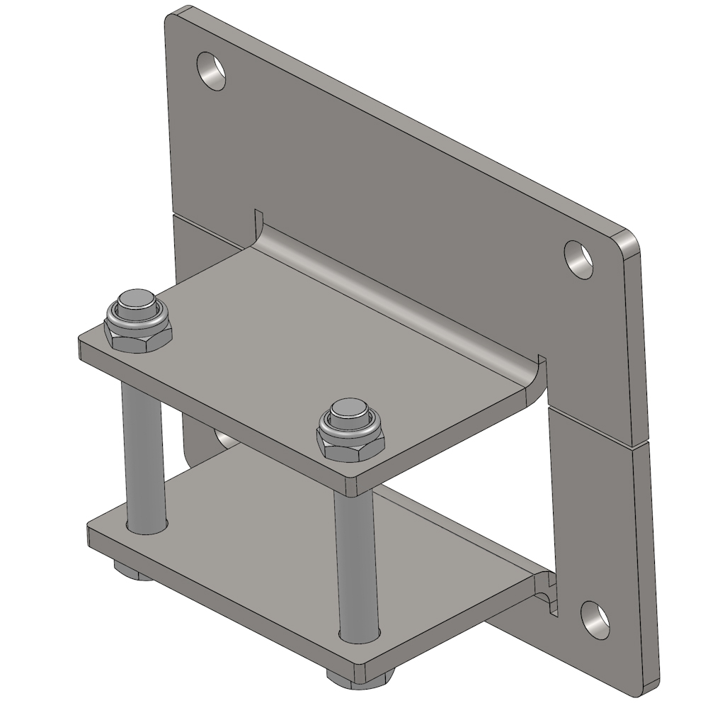 32135506_Motorkonsole_TGU_Getriebemotor.jpg Consola de motor TGU Motor reductor EWA12/14 - für aufgelegte Schattierung - (Vierkantrohr 50x50)