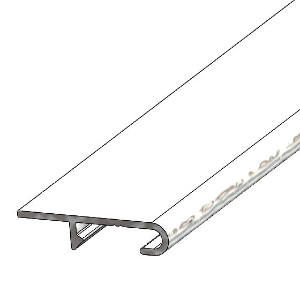 89200100_Folienklemmprofil.jpg Profilo di fissaggio in alluminio per film L = 6000 mm