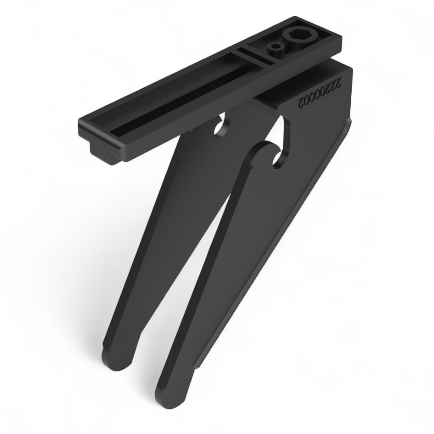 Supporto per lamelle Tipo I (60°) soffitto – CF = 200 pz. Supporto per lamelle Tipo I (60°) soffitto – CF = 200 pz.