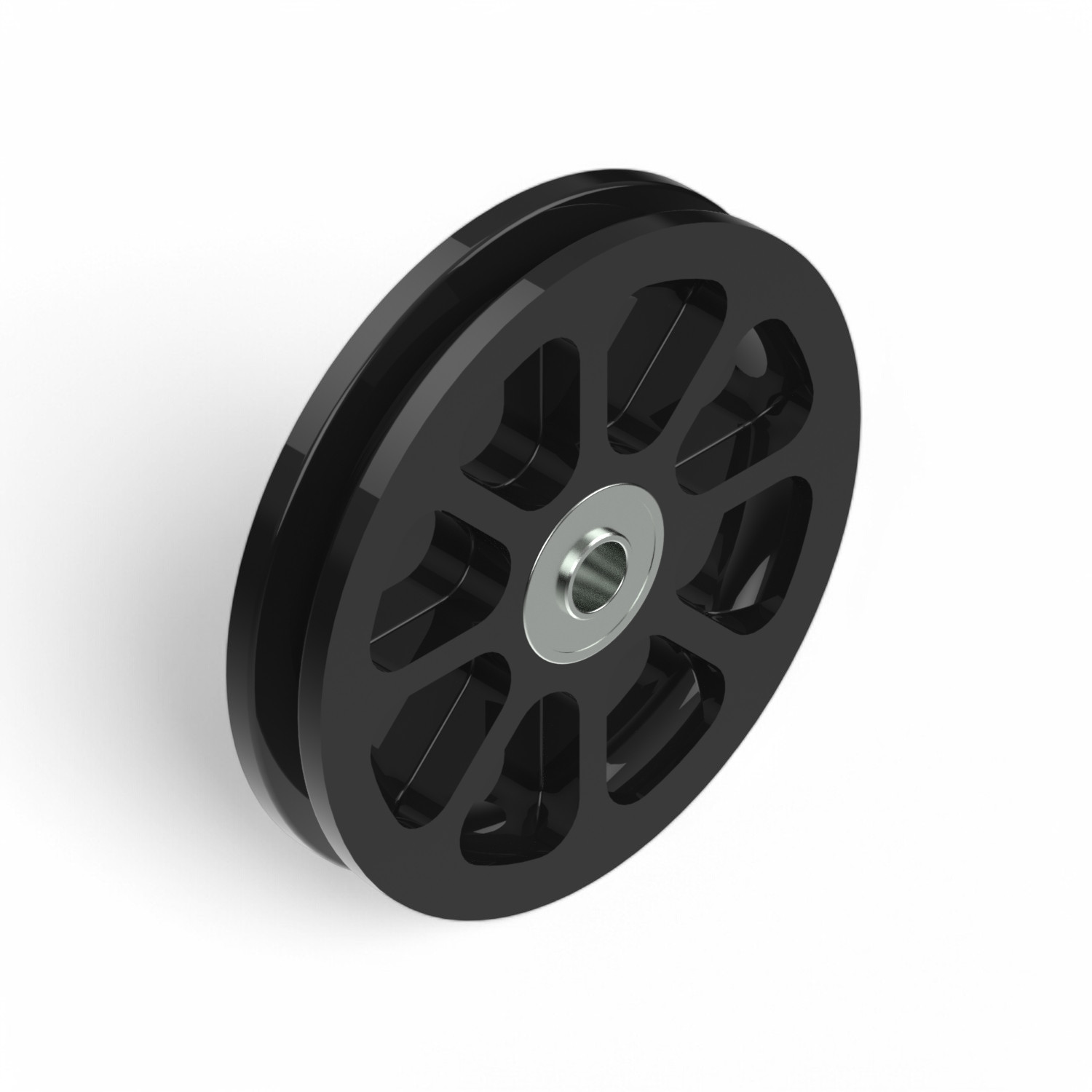 Carrucola 100 con doppio cuscinetto a sfere Carrucola 100 con doppio cuscinetto a sfere