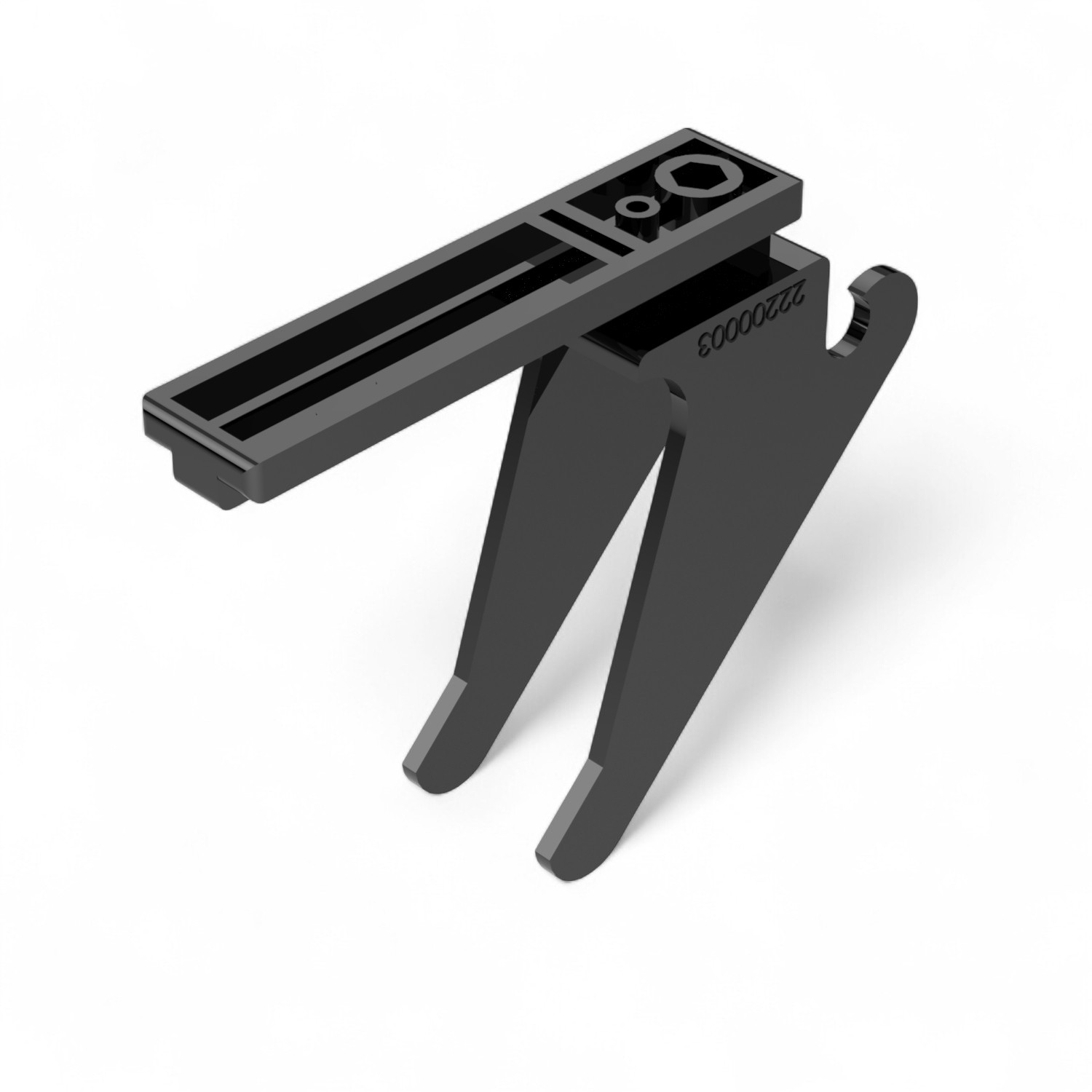 Soporte de lamas Tipo II (45°) Pared - VPE: = 200 uds. Soporte de lamas Tipo II (45°) Pared - VPE: = 200 uds.