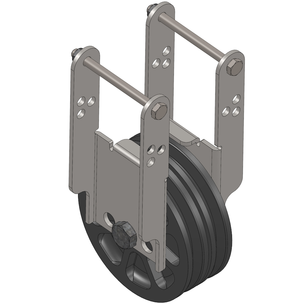 Doppelrollenhalter 100 universal 60 x 60