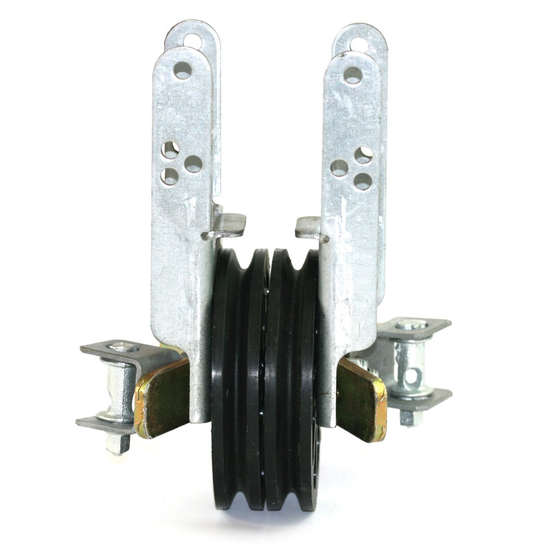 Doppelrollenhalter 100 universal 50 x 50 - mit Kompaktdrahtspanner