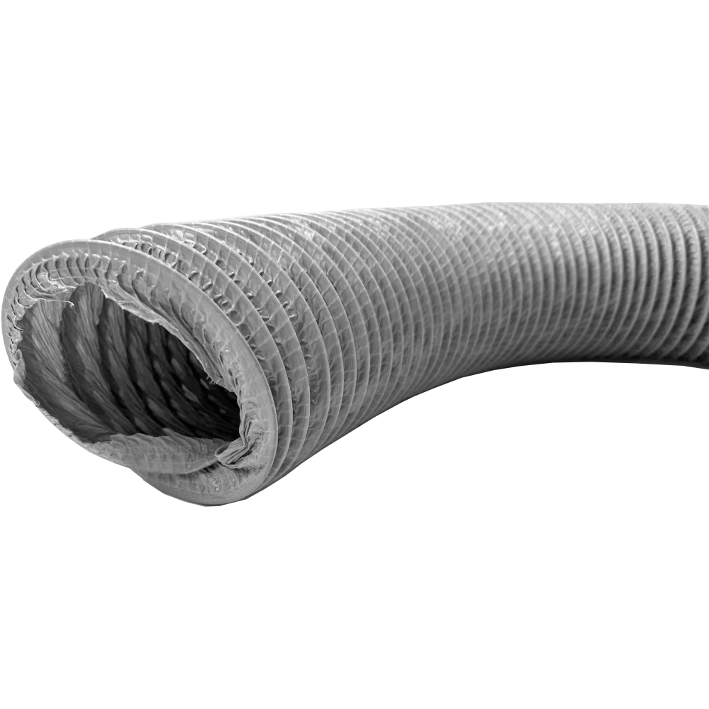 Spiralschlauch D-63mm, grau - Länge = 6 m
