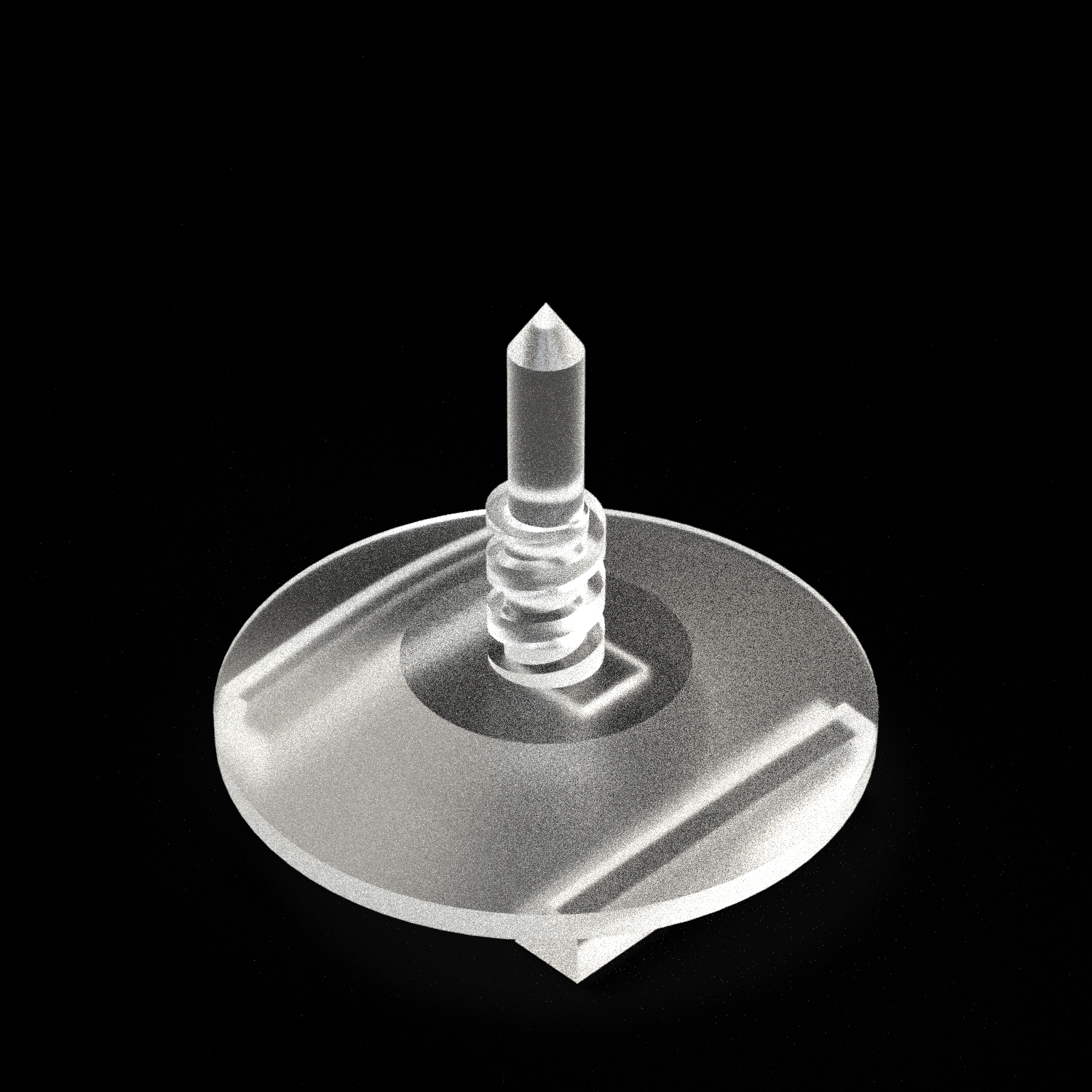 Lexan film fastener, bottom - PU = 100 pcs