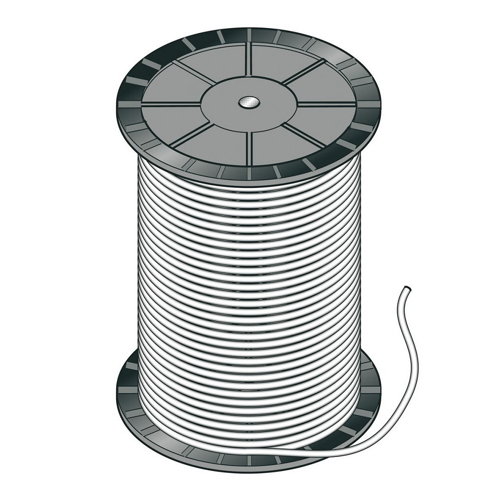 93400500_KST_Kordel_8_mm.jpg Cuerda de plástico, negra - 8 mm - Bobina = 300 m