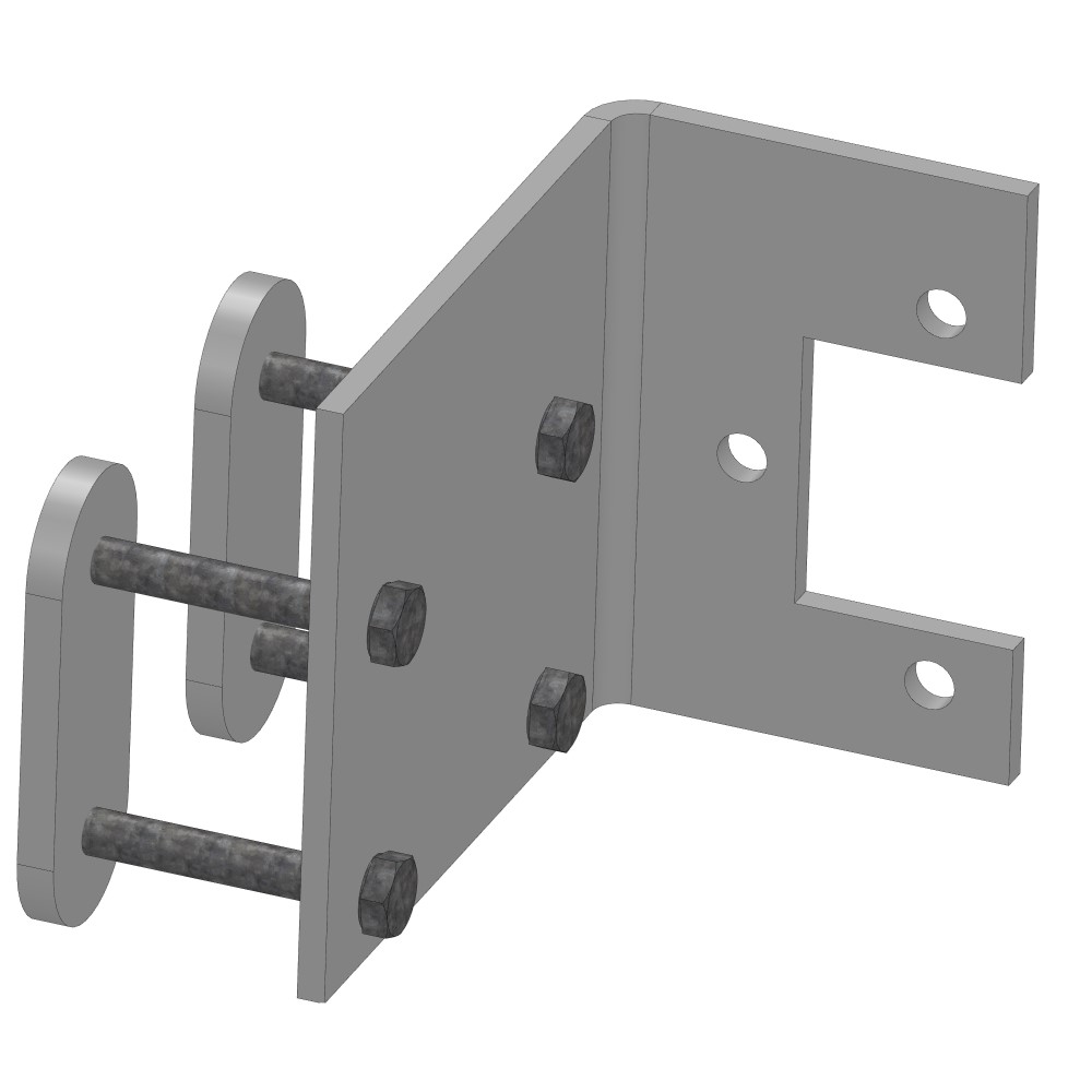 Motorkonsolenset 50.50 für Getriebemotor RW45 auf TGU-Systeme