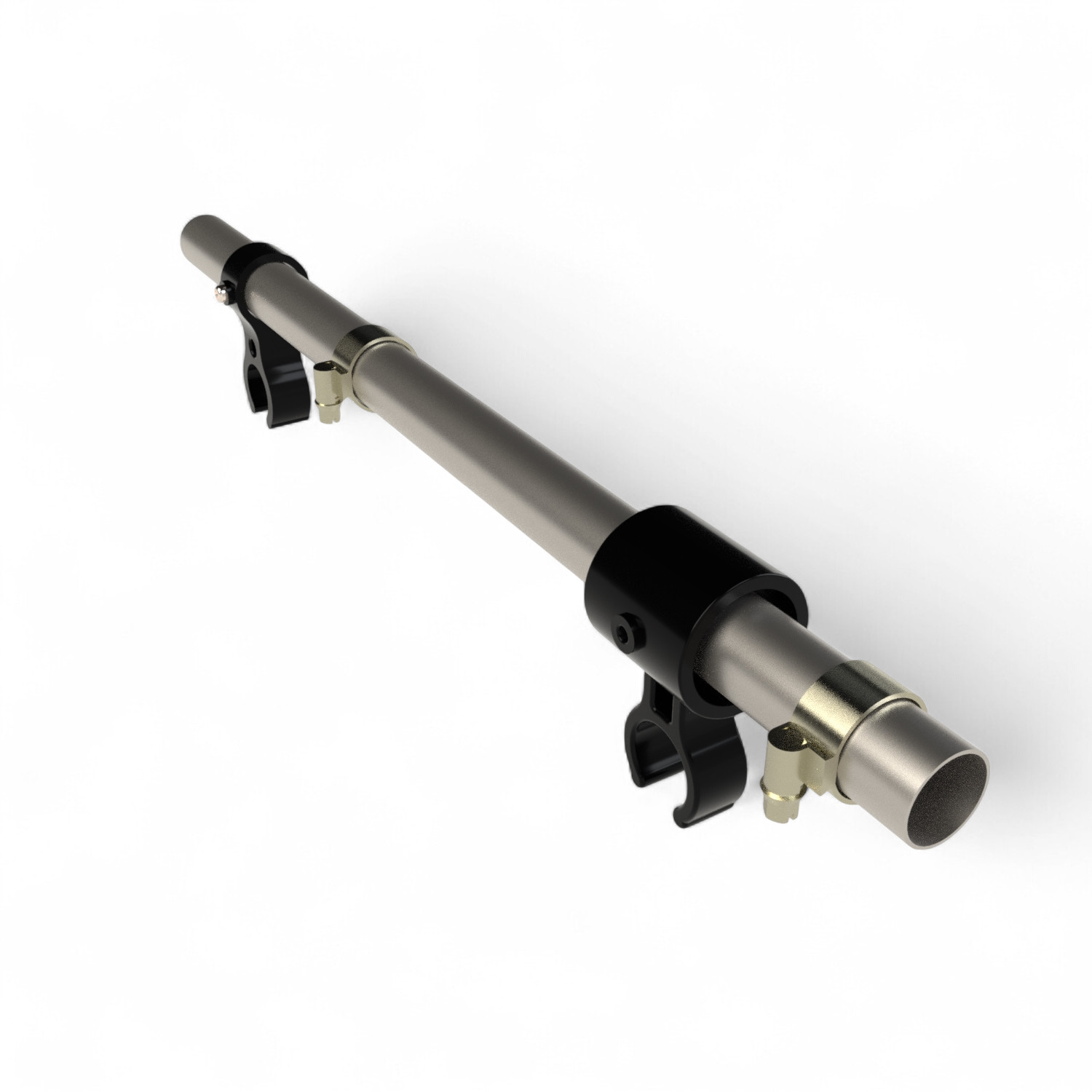 Tube mount reduction set TGU - cross clamp, slide, hose clamp (2x)