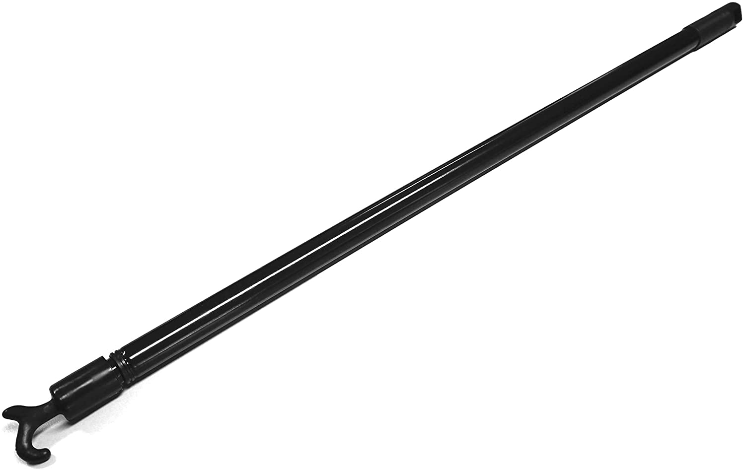 Telescopic rod pole inc. plastic pole hook - ready mounted