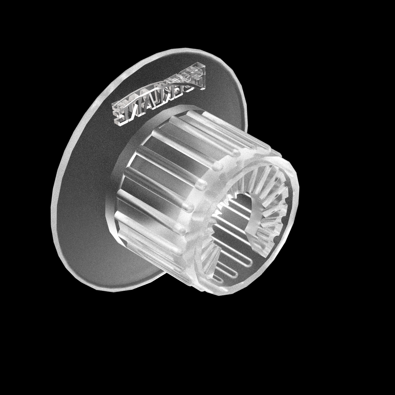 Lexan film fastener Type 2 - Top - PU = 100 pcs
