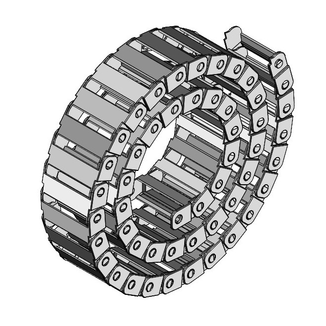 Chaîne porte‑câbles 20x50 – segment = 119 cm – lot = 25 pcs Chaîne porte‑câbles 20x50 – segment = 119 cm – lot = 25 pcs