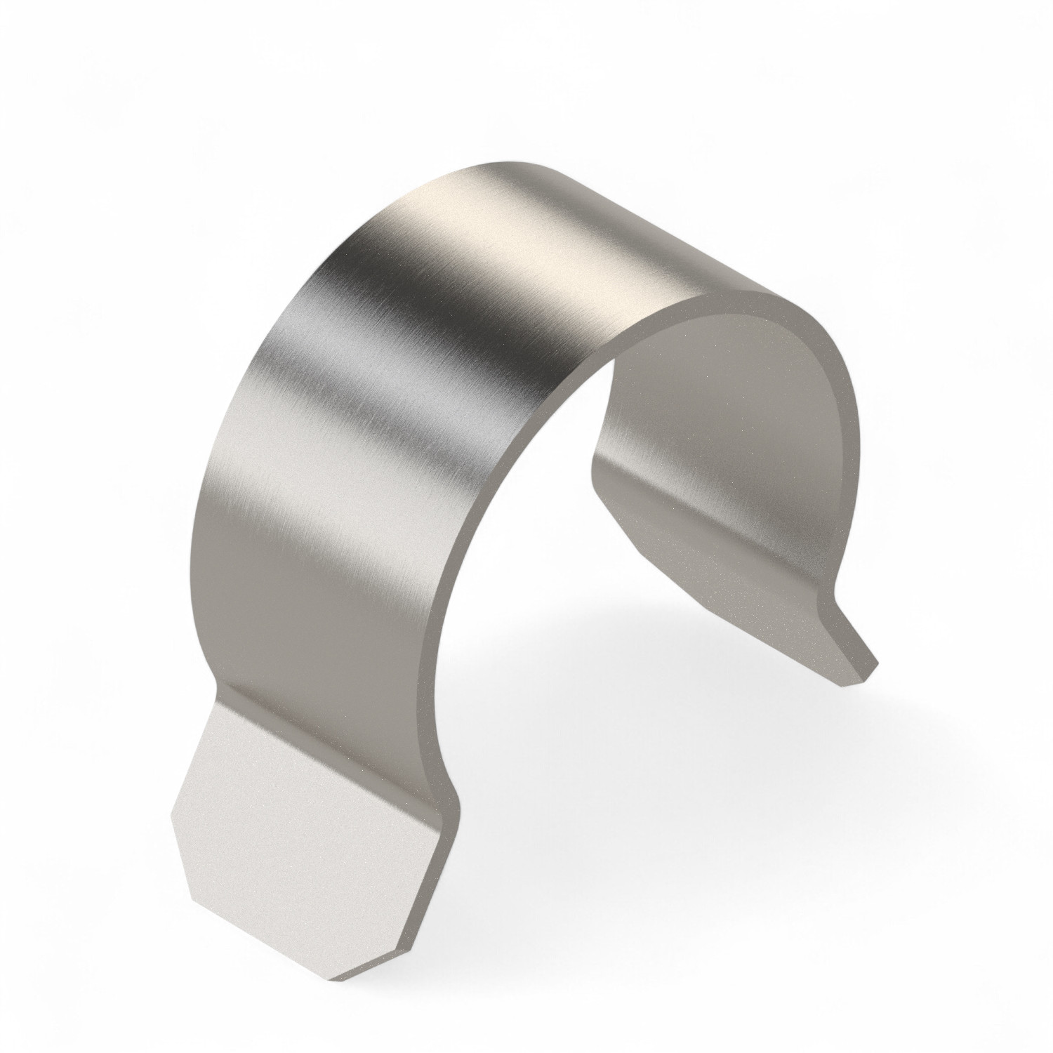 Tube clip, stainless - PU = 500 pcs