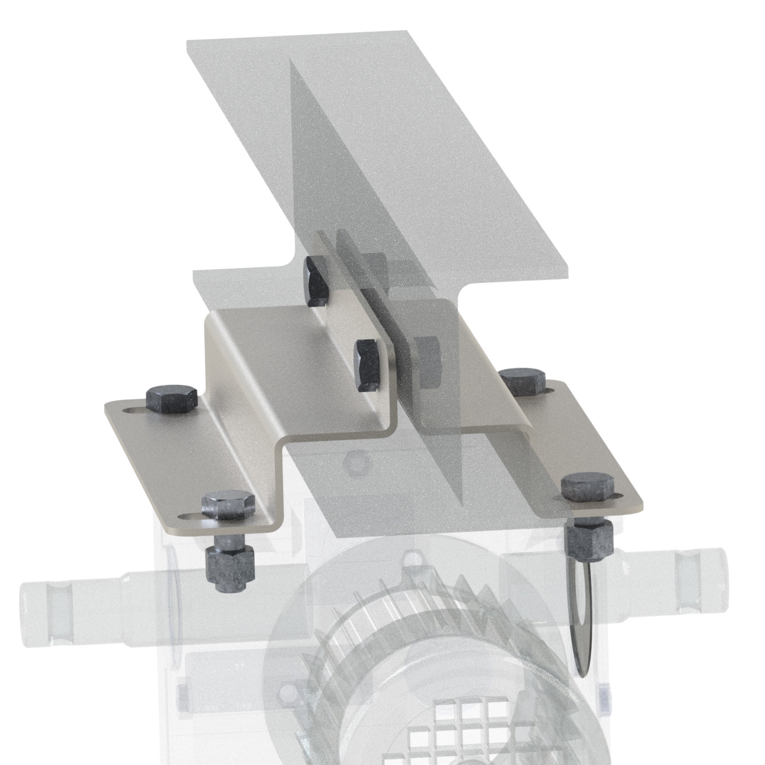 Pletina soporte motor para EWA 10+12 para perfiles IP Pletina soporte motor para EWA 10+12 para perfiles IP