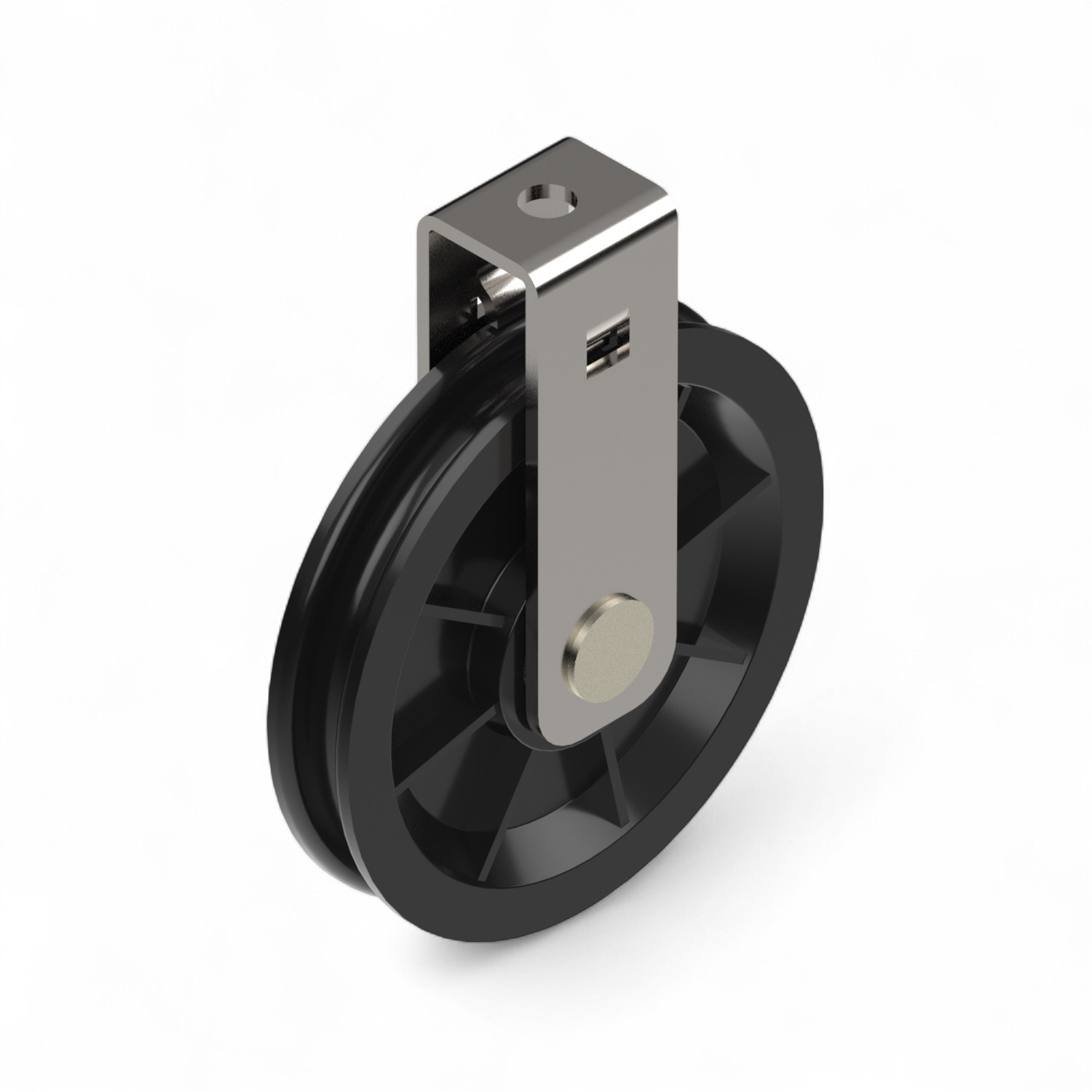 Cable pulley 90 with clamp - ball bearing