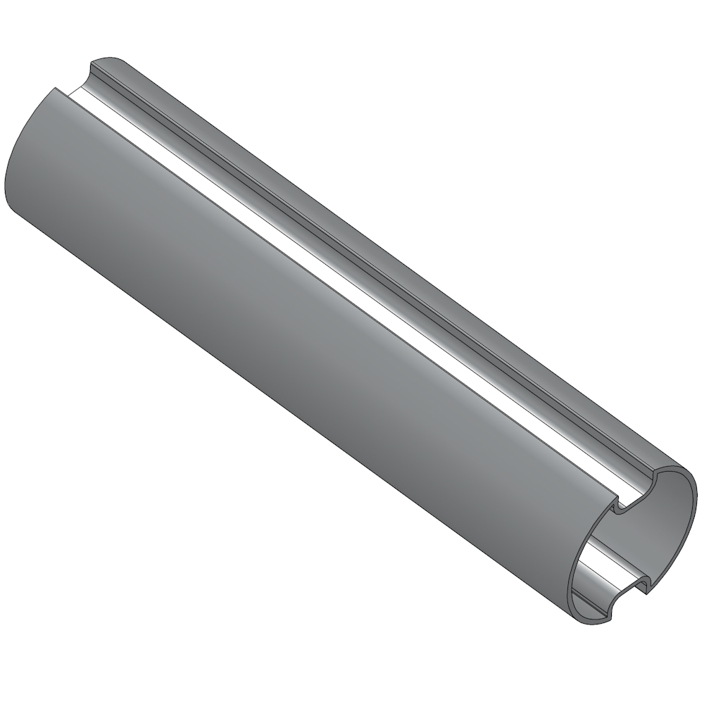 Verbinder für Rollschirmrohr 63mm - Länge: 250 mm