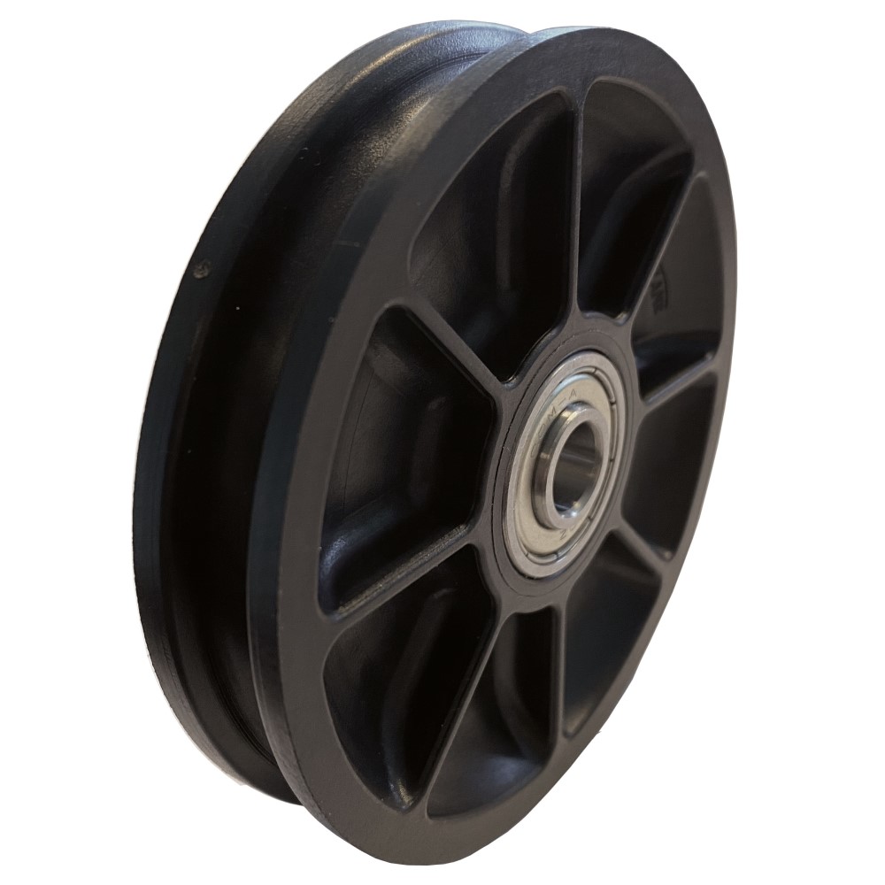 Seilrolle 90 mm / für 8 mm Seile, kugelgelagert - Handzählung