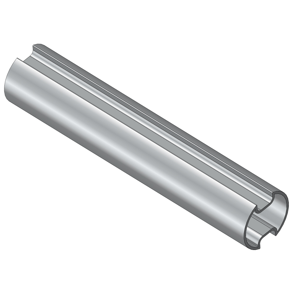 Verbinder für Rollschirmrohr 230 mm, 50mm