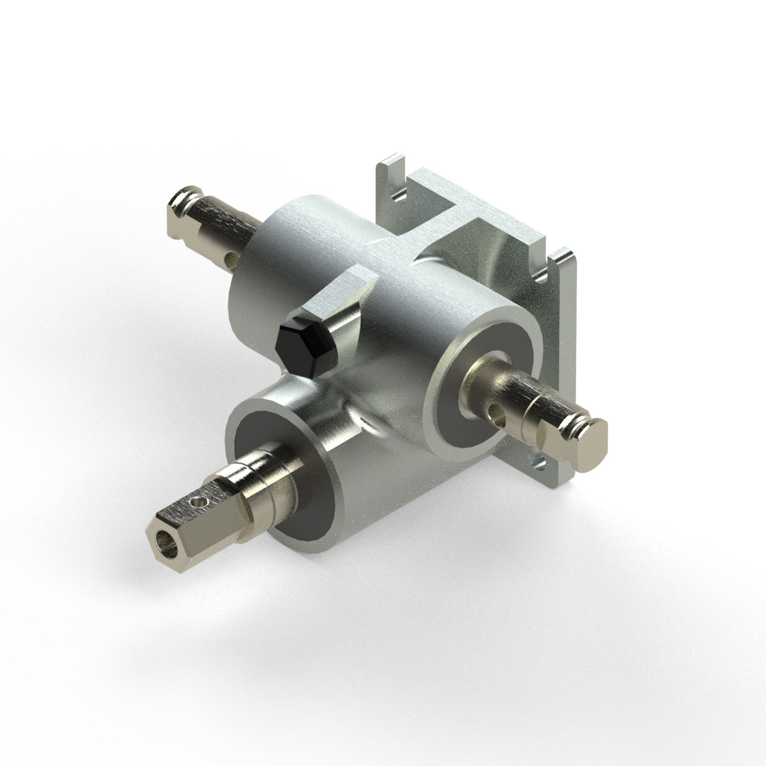 Manual Gear R9E-TGU for small application - with locking device - 1:8