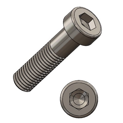 6-kt. Schraube M6x45 A2 DIN 931 - VPE: = 100 Stk.