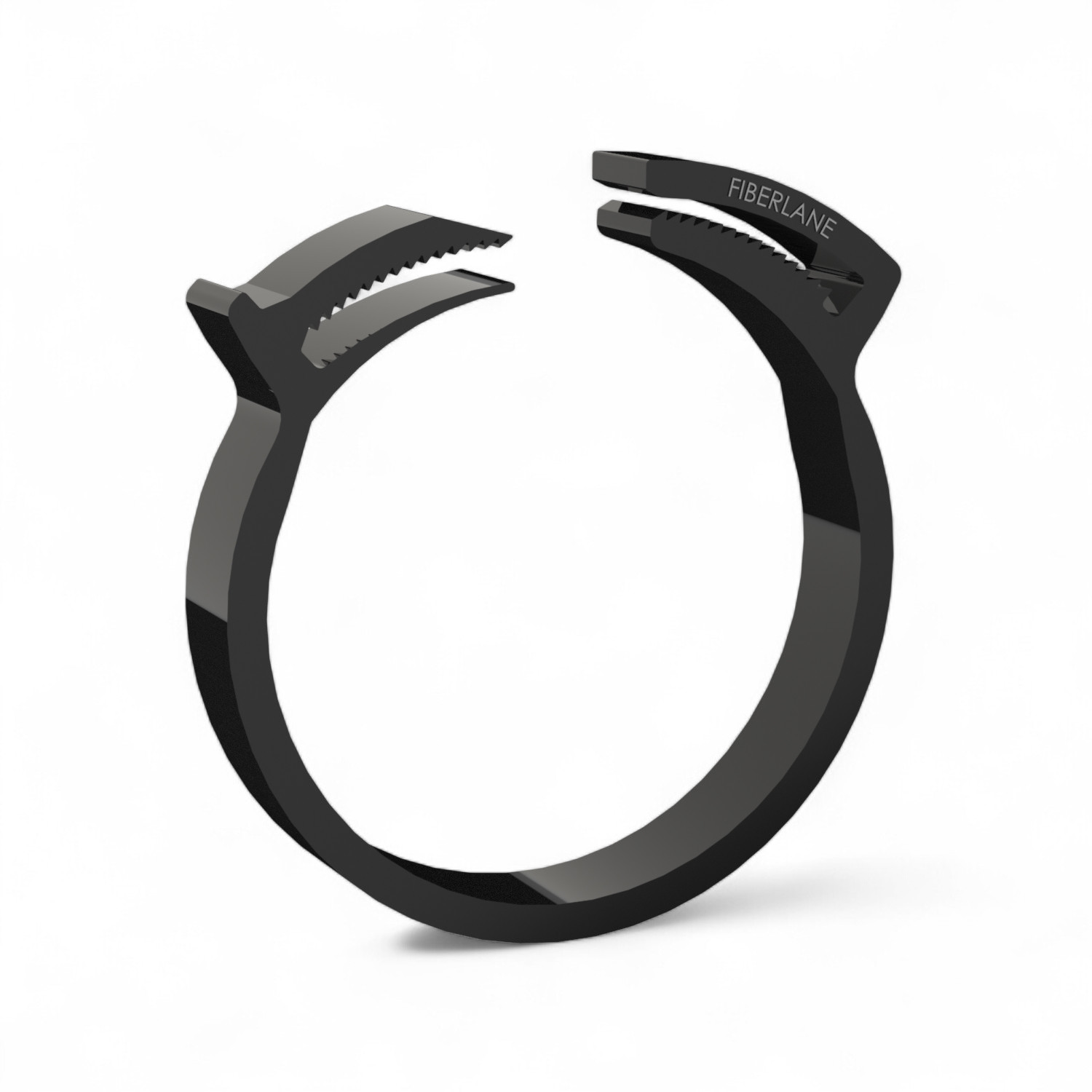 Hose clamp, plastic - R60-65 / width: 13 mm - Color: Black - PU = 40 pcs