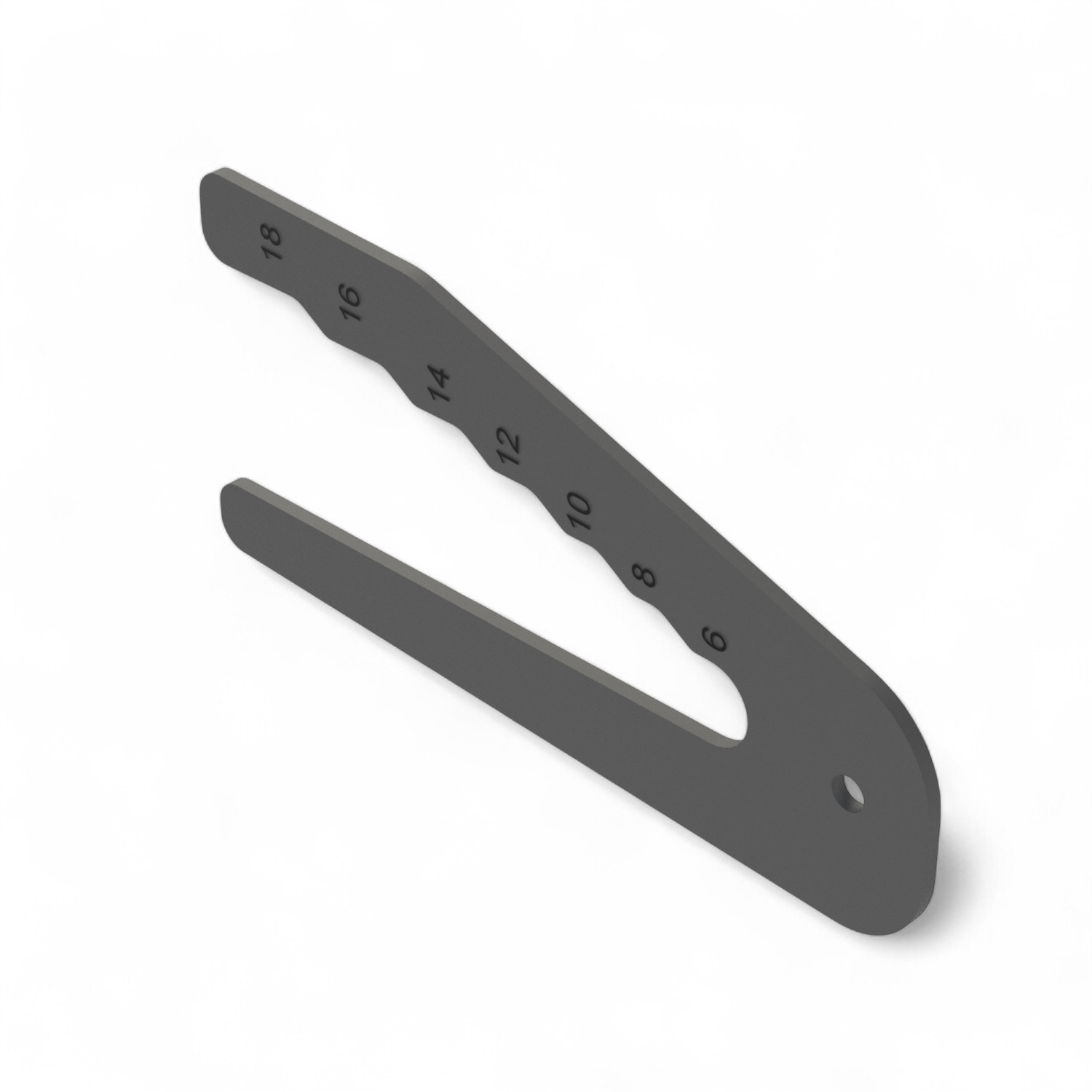 Meßgabel Baumumfang: 6/8/10/12/14/16/18 cm Meßgabel Baumumfang: 6/8/10/12/14/16/18 cm