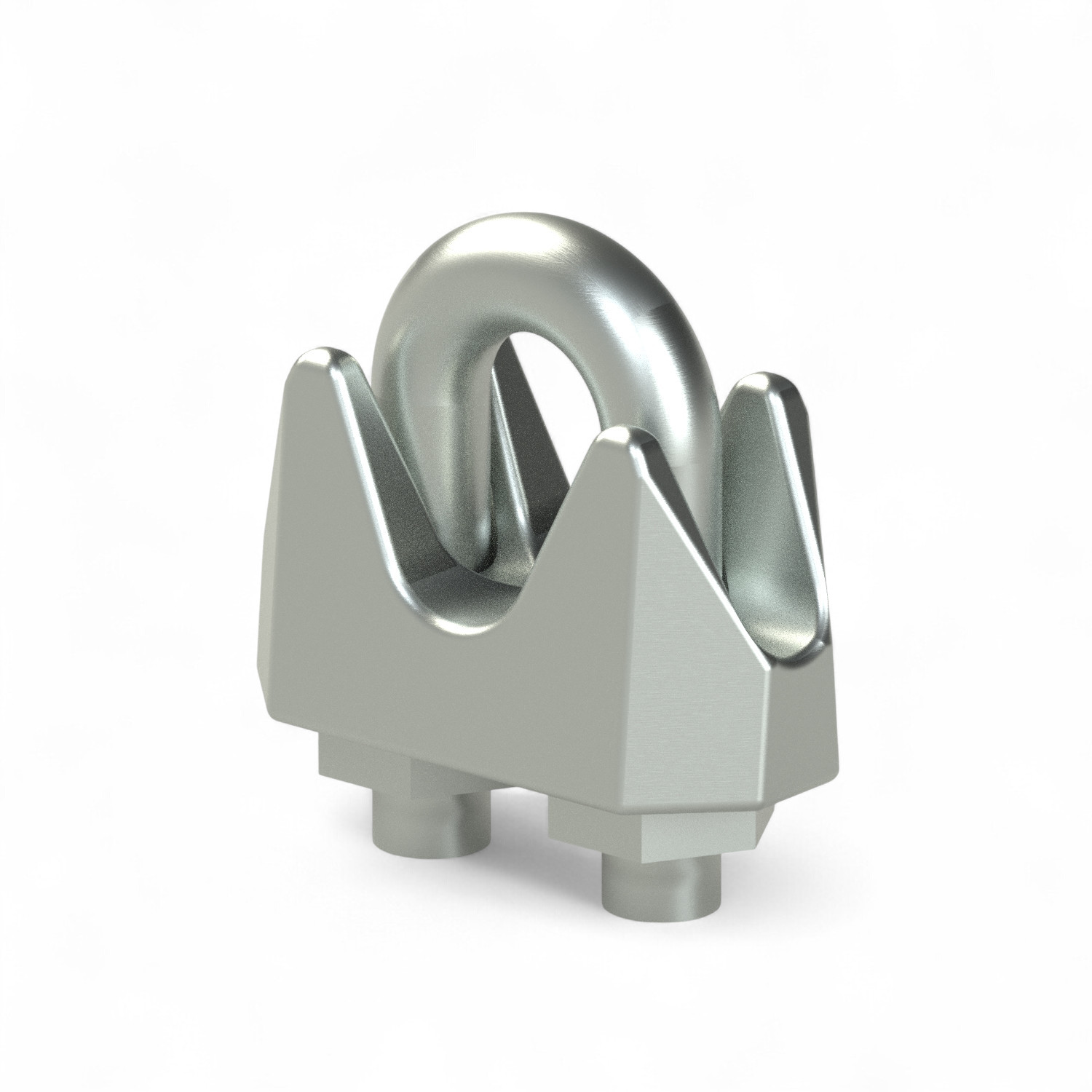 Grapas ovaladas para cable 2 mm galvanizadas Grapas ovaladas para cable 2 mm galvanizadas