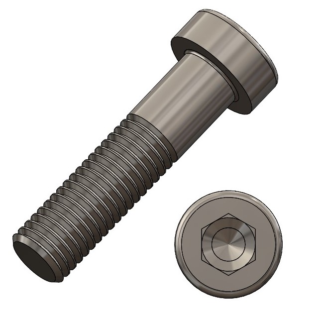 42004025_Zylinderschraube_M6x120.jpg Tornillo cilíndrico M6x120 galvan. DIN 912 8.8 / ISO4762 - Uds.: = 100