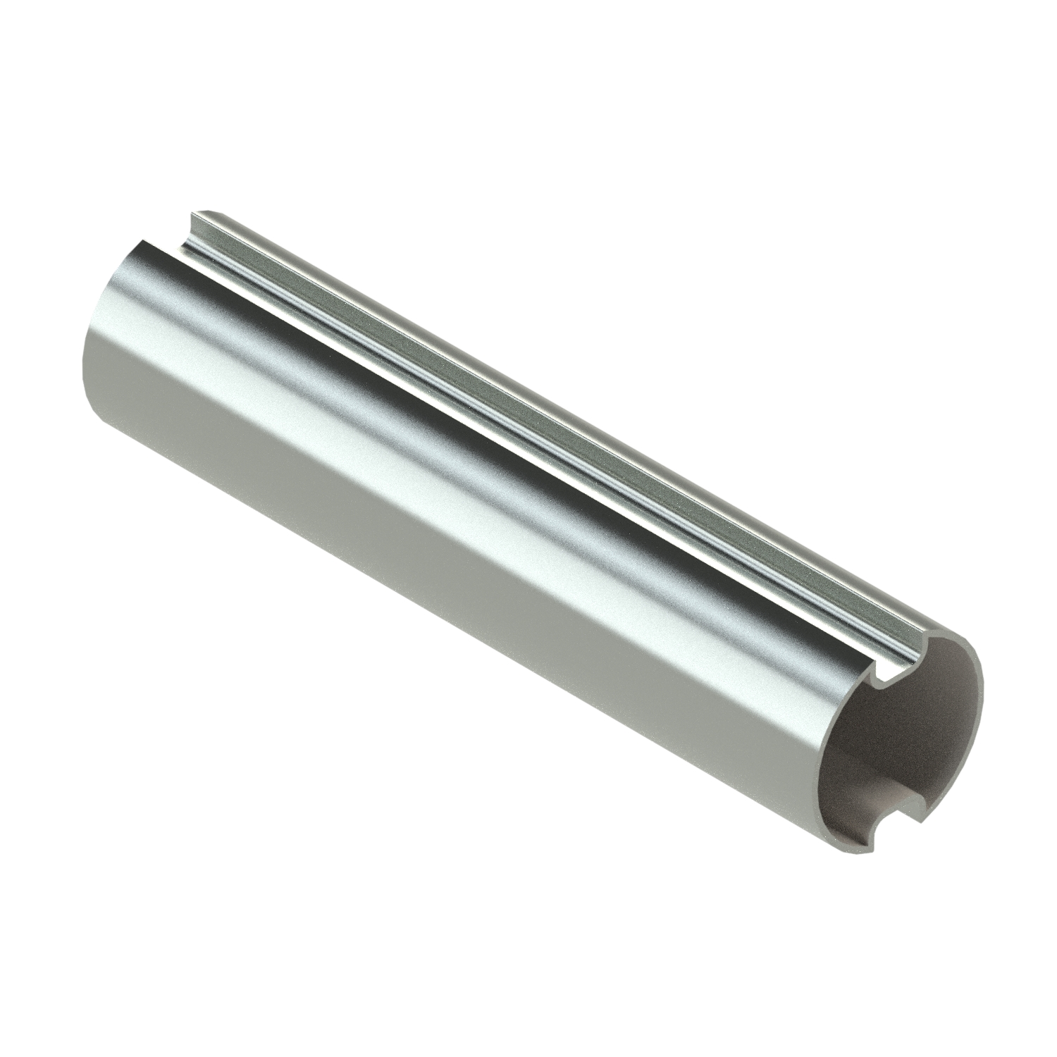 Aluminum splices for roll up tube 250 mm, 63mm - PU = 45 pcs