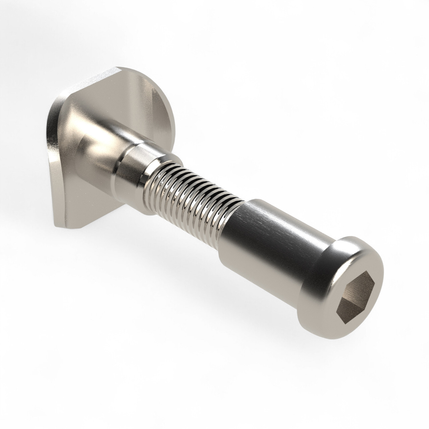 Bolts M 6 x 30 with nuts for steel tube 27.32 - PU = 100 pcs